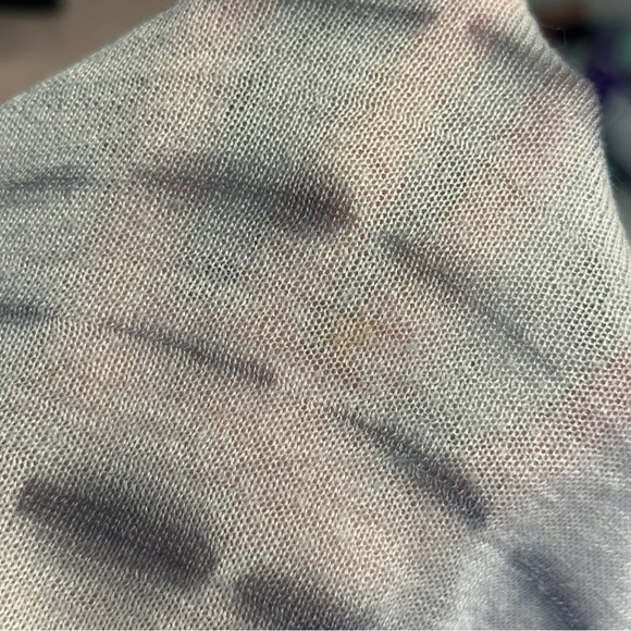 Eileen Fisher Open Front Tie-Dye Alpaca/Silk Blend Cardigan Sz Petite Small Wmn - Picture 14 of 15